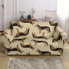 German Shepherd Pattern Print Loveseat Cover-grizzshop