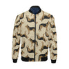 German Shepherd Pattern Print Men's Bomber Jacket-grizzshop