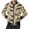 German Shepherd Pattern Print Men's Bomber Jacket-grizzshop