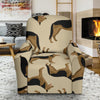 German Shepherd Pattern Print Recliner Cover-grizzshop