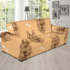 German Shepherd Print Pattern Sofa Covers-grizzshop