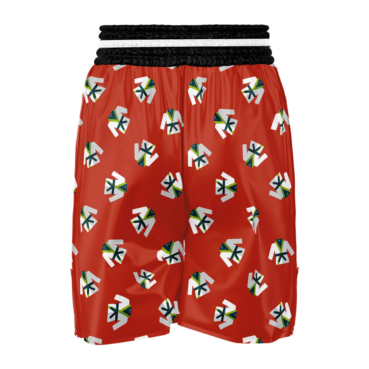 Gi Karate Print Pattern Boxing Shorts-grizzshop