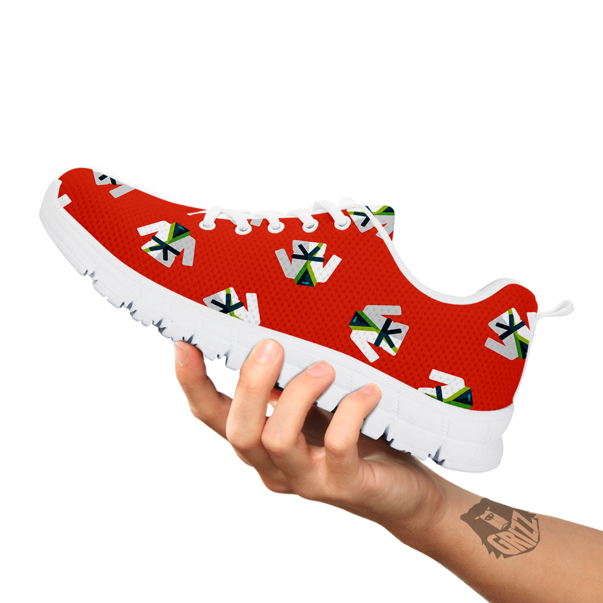 Gi Karate Print Pattern White Sneaker-grizzshop