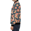 Gingerbread Man Chirstmas Pattern Print Men's Bomber Jacket-grizzshop