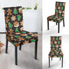 Gingerbread Man Pattern Print Chirstmas Chair Cover-grizzshop