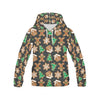 Gingerbread Man Pattern Print Chirstmas Men Pullover Hoodie-grizzshop