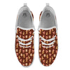 Gingerbread Man Print Pattern White Athletic Shoes-grizzshop