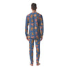 Gingerbread Man Xmas Print Pattern Men's Pajamas-grizzshop