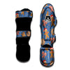 Gingerbread Man Xmas Print Pattern Muay Thai Shin Guards-grizzshop