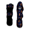 Gingerbread Xmas Print Pattern Muay Thai Shin Guards-grizzshop