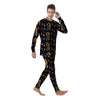 Giraffe Aztec Print Pattern Men's Pajamas-grizzshop