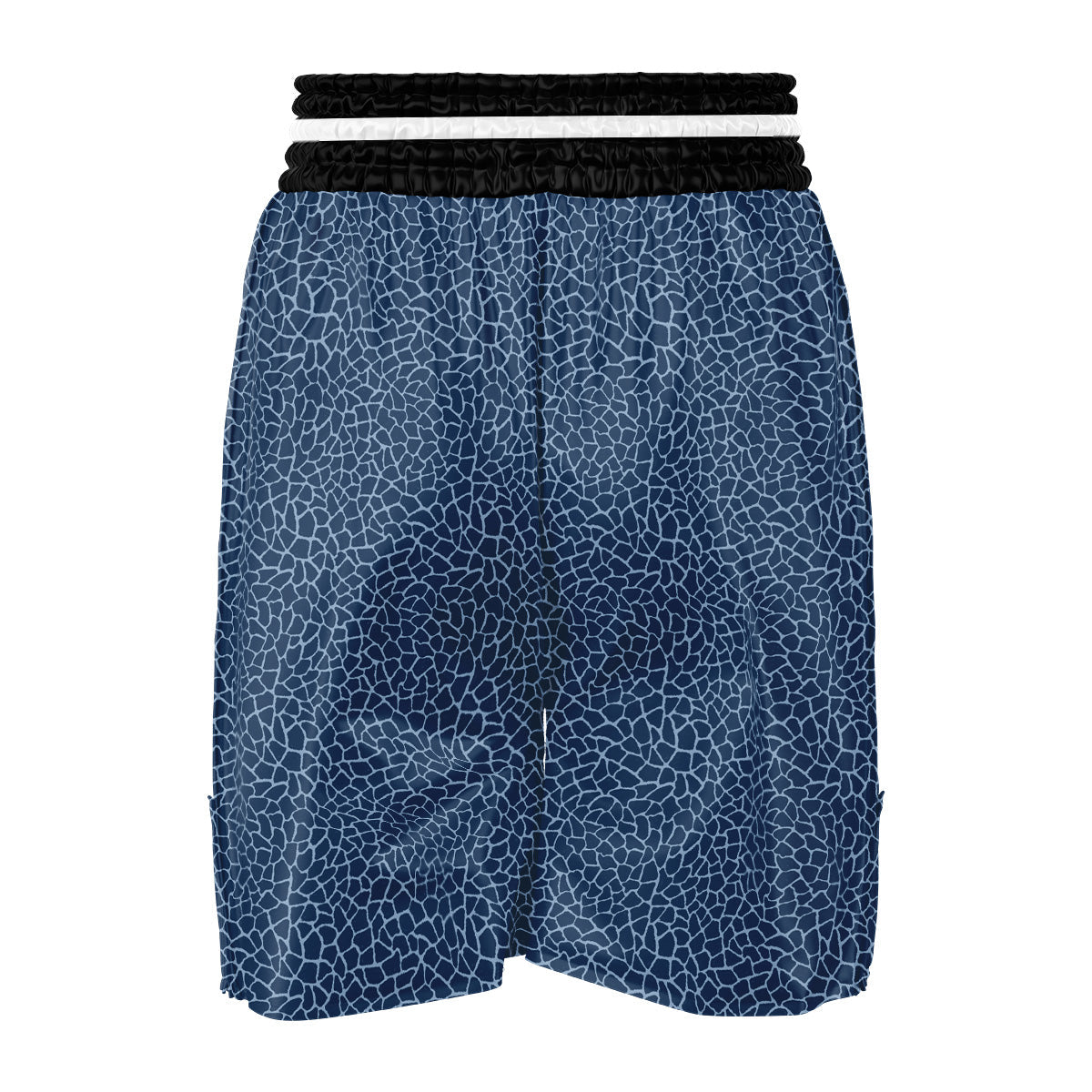 Giraffe Blue Print Boxing Shorts-grizzshop