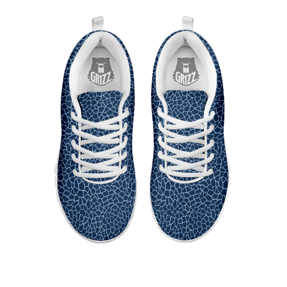 Giraffe Blue Print White Sneaker-grizzshop