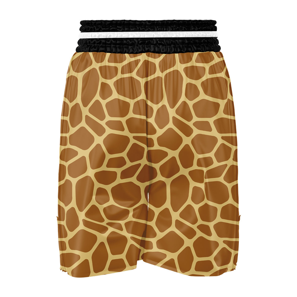 Giraffe Brown Yellow Print Pattern Boxing Shorts-grizzshop