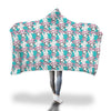 Giraffe Cartoon Pattern Print Hooded Blanket-grizzshop