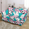 Giraffe Cartoon Pattern Print Loveseat Cover-grizzshop