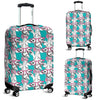 Giraffe Cartoon Pattern Print Luggage Cover Protector-grizzshop