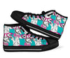 Giraffe Cartoon Pattern Print Men Women's High Top Shoes-grizzshop