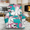 Giraffe Cartoon Pattern Print Recliner Cover-grizzshop