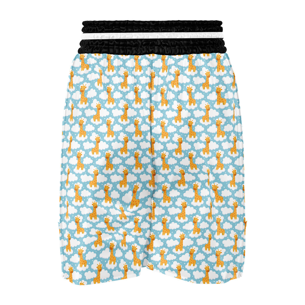 Giraffe Cute Cartoon Print Pattern Boxing Shorts-grizzshop