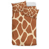 Giraffe Pattern Print Duvet Cover Bedding Set-grizzshop