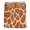 Giraffe Pattern Print Duvet Cover Bedding Set-grizzshop