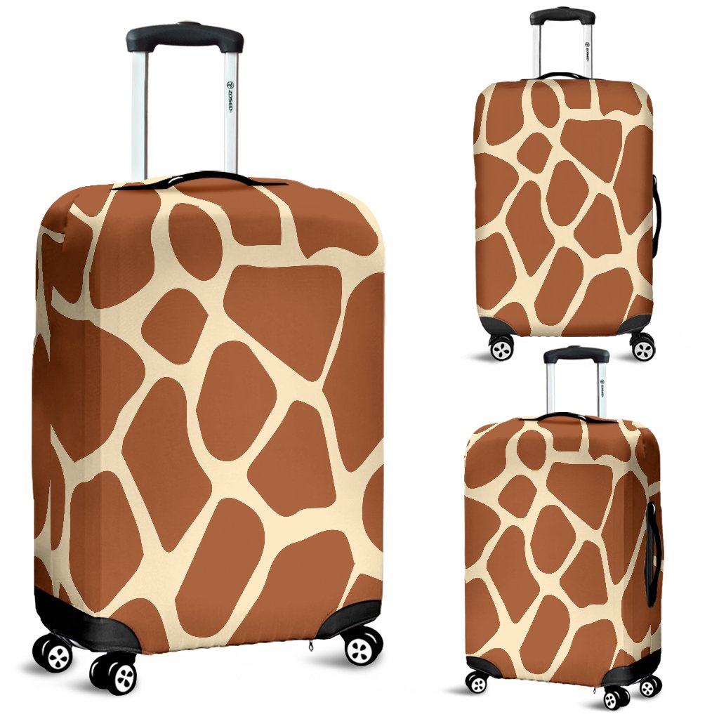 Giraffe Pattern Print Luggage Cover Protector-grizzshop