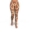 Giraffe Pattern Print Pattern Women Leggings-grizzshop