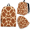 Giraffe Pattern Print Premium Backpack-grizzshop