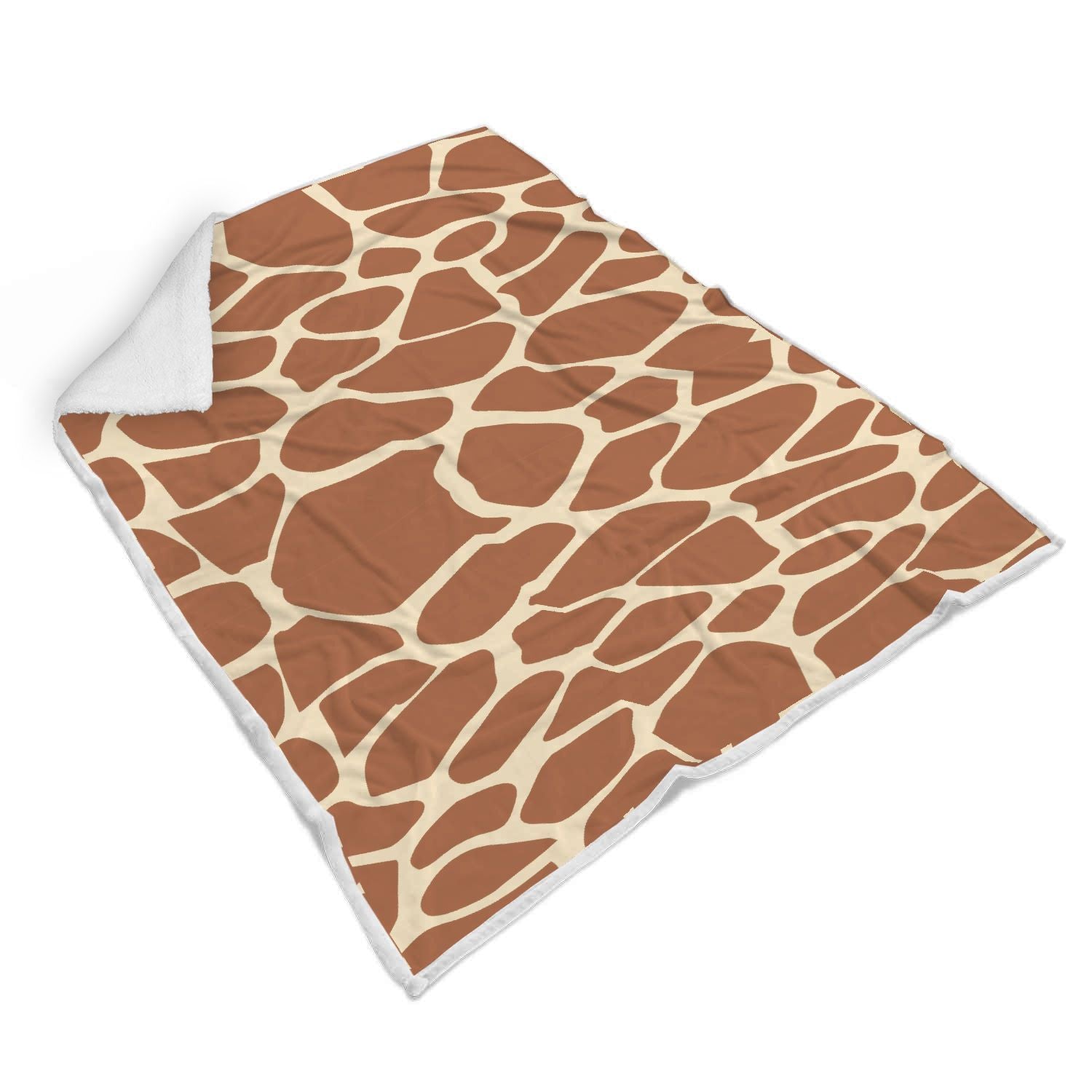 Giraffe Pattern Print Throw Blanket-grizzshop