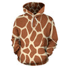 Giraffe Pattern Print Women Men Pullover Hoodie-grizzshop