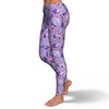 Giraffe Purple Pattern Print Pattern Women Leggings-grizzshop