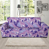 Giraffe Purple Pattern Print Sofa Covers-grizzshop