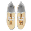 Giraffe Smiley Face Print White Athletic Shoes-grizzshop