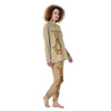 Giraffe Smiley Face Print Women's Pajamas-grizzshop