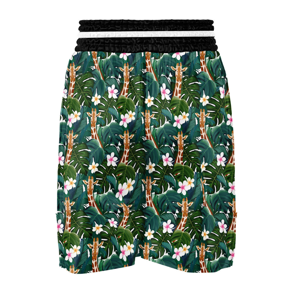 Giraffe Tropical Print Pattern Boxing Shorts-grizzshop