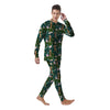 Giraffe Tropical Print Pattern Men's Pajamas-grizzshop