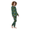 Giraffe Tropical Print Pattern Women's Pajamas-grizzshop