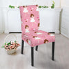 Girl Ballet Pattern Print Chair Cover-grizzshop