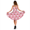 Girl Ballet Pattern Print Dress-grizzshop