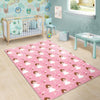 Girl Ballet Pattern Print Floor Mat-grizzshop