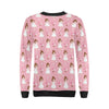 Girl Ballet Pattern Print Women Crewneck Sweatshirt-grizzshop