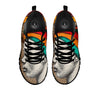 Girl Tribal African Print Black Sneaker-grizzshop