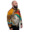 Girl Tribal African Print Men's Bomber Jacket-grizzshop