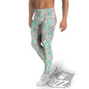 Girly Tigers Pastel Print Pattern Men's Leggings-grizzshop