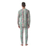 Girly Tigers Pastel Print Pattern Men's Pajamas-grizzshop