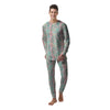 Girly Tigers Pastel Print Pattern Men's Pajamas-grizzshop