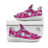 Girly Unicorn Purple Print Pattern White Athletic Shoes-grizzshop