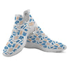 Glasses And Reading Books Print Pattern White Athletic Shoes-grizzshop