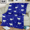 Goat Sheep Pattern Print Blanket-grizzshop